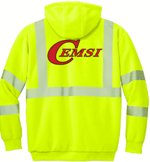 Carhartt ANSI 107 Class 3 Lined Full-Zip Sweatshirt - CT104988  - Commercial Electric Motor