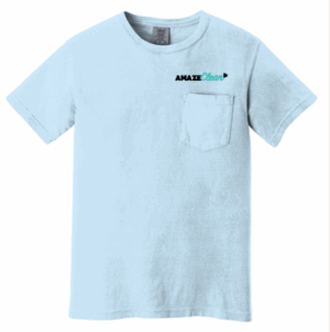 COMFORT COLORS  Heavyweight Ring Spun Pocket Tee - 6030 - Amaze Clean