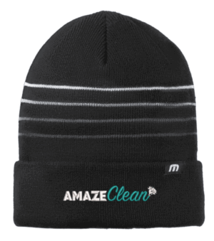 TravisMathew Striped Cuffed Beanie - TM1MY393 - Amaze Clean