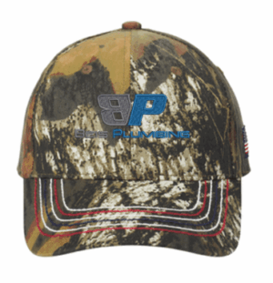 Port Authority Americana Contrast Stitch Camouflage Cap - C909 -Beis Plumbing