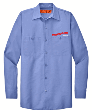 Red Kap Long Sleeve Industrial Work Shirt - SP14  -  Woodard