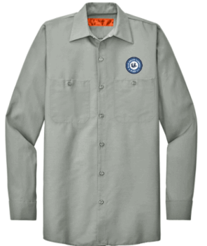 Red Kap Long Sleeve Industrial Work Shirt - SP14 - Maplewood Plumbing