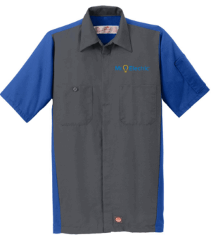Red Kap Short Sleeve Ripstop Crew Shirt - SY20  - Mr Electric