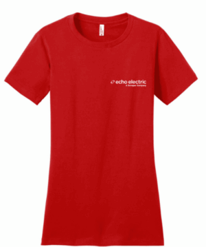 District Women's Fitted The Concert Tee - DT5001  - Echo Electric