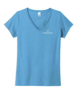 District Women's The Concert Tee V-Neck - DT5002 - Guarantee Electric