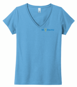 District Women's The Concert Tee V-Neck - DT5002  - Mr Electric
