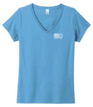 District Women's The Concert Tee V-Neck - DT5002  - Quality Electric Motor