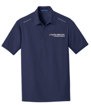 Port Authority Pinpoint Mesh Polo - K580  - Echo Electric