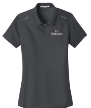 Port Authority Women's Pinpoint Mesh Zip Polo - L580 - Guarantee Electric