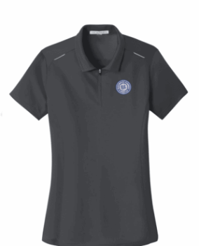 Port Authority Women's Pinpoint Mesh Zip Polo - L580 - Maplewood Plumbing