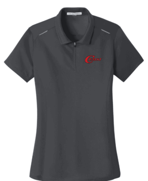 Port Authority Women's Pinpoint Mesh Zip Polo - L580  - Commercial Electric Motor