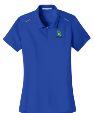 Port Authority Women's Pinpoint Mesh Zip Polo - L580 - IV Nutrition