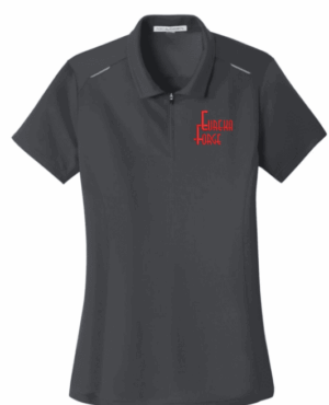 Port Authority Women's Pinpoint Mesh Zip Polo - L580 - Eureka Forge