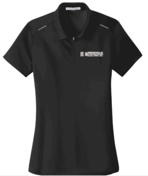Port Authority Women's Pinpoint Mesh Zip Polo - L580 - Reinhold