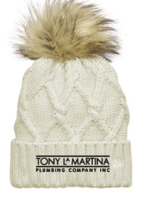 New Era Faux Fur Pom Beanie - NE911 - Tony LaMartina Plumbing