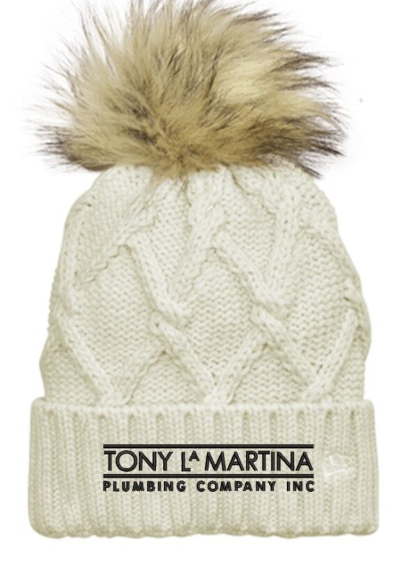 New Era Faux Fur Pom Beanie - NE911 - Tony LaMartina Plumbing