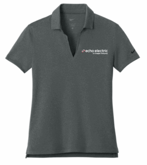 Nike Women's Dri-FIT Smooth Heather Polo - NKFQ4793  - Echo Electric