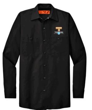 Red Kap Long Sleeve Industrial Work Shirt - SP14 - Torrisi