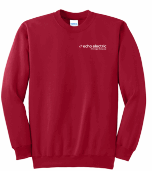 Port & Company - Essential Fleece Crewneck Sweatshirt - PC90  - Echo Electric