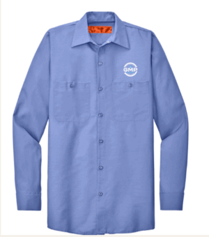 Red Kap Long Sleeve Industrial Work Shirt - SP14 - GMP Plumbing