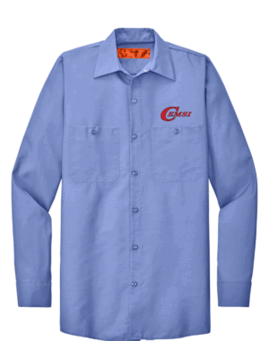 Red Kap Long Sleeve Industrial Work Shirt - SP14  - Commercial Electric Motor