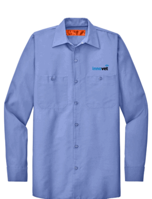 Red Kap Long Sleeve Industrial Work Shirt - SP14 - Innovet Electric
