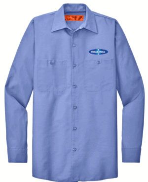 Red Kap Long Sleeve Industrial Work Shirt - SP14 - Midland Optical