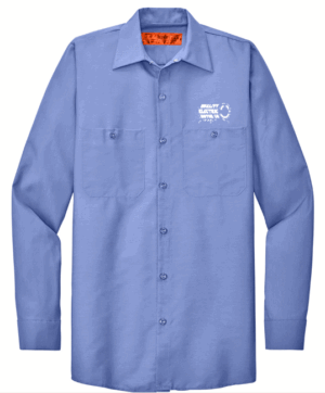 Red Kap Long Sleeve Industrial Work Shirt - SP14  - Quality Electric Motor