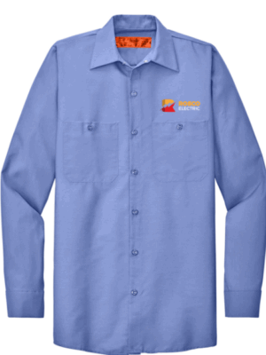 Red Kap Long Sleeve Industrial Work Shirt - SP14 - Rosco