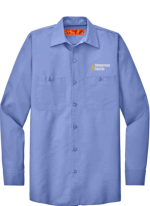 Red Kap Long Sleeve Industrial Work Shirt - SP14 - Zimmerman