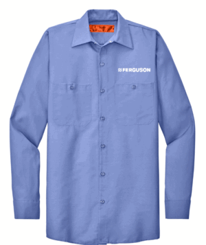Red Kap Long Sleeve Industrial Work Shirt - SP14 - Ferguson