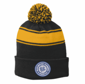 Sport-Tek Stripe Pom Pom Beanie - STC28 - Maplewood Plumbing