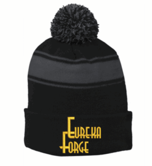 Sport-Tek Stripe Pom Pom Beanie - STC28 - Eureka Forge