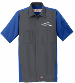 Red Kap Short Sleeve Ripstop Crew Shirt - SY20  - Southwestern Electrical