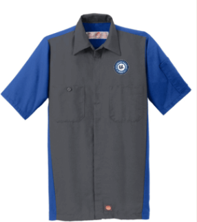 Red Kap Short Sleeve Ripstop Crew Shirt - SY20 - Maplewood Plumbing