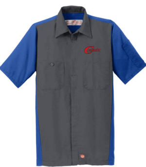 Red Kap Short Sleeve Ripstop Crew Shirt - SY20  - Commercial Electric Motor