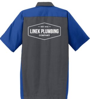 Red Kap Short Sleeve Ripstop Crew Shirt - SY20 -Linek Plumbing