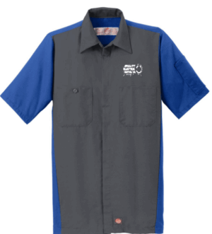 Red Kap Short Sleeve Ripstop Crew Shirt - SY20  - Quality Electric Motor