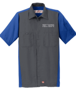 Red Kap Short Sleeve Ripstop Crew Shirt - SY20 - Tony LaMartina Plumbing