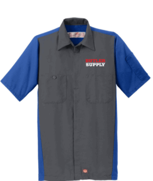 Red Kap Short Sleeve Ripstop Crew Shirt - SY20  - Butler Supply