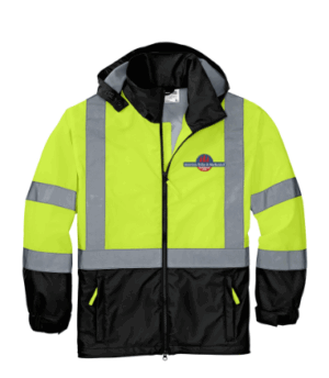 CornerStone - ANSI 107 Class 3 Safety Windbreaker - CSJ25 - American Boiler