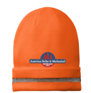 Enhanced Visibility Beanie with Reflective Stripe - CS800 - American Boiler