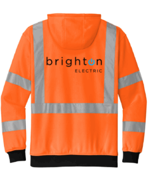 CornerStone A107 Class 3 Heavy-Duty Fleece Full-Zip Hoodie - CSF300 - Brighton Electric