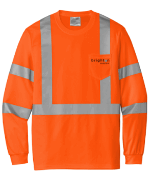 CornerStone  ANSI 107 Class 3 Mesh Long Sleeve Tee - CS203 - Brighton Electric