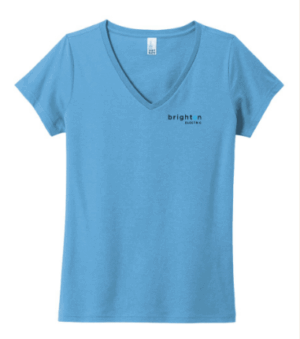 District Women's The Concert Tee V-Neck - DT5002 - Brighton Electric