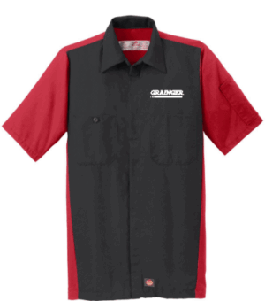 Red Kap Short Sleeve Ripstop Crew Shirt - SY20 -Grainger