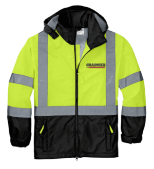 CornerStone - ANSI 107 Class 3 Safety Windbreaker - CSJ25 -Grainger