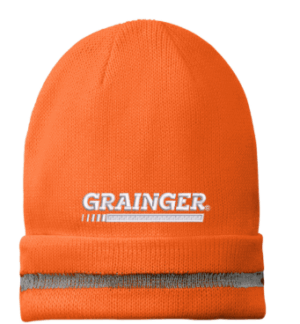 Enhanced Visibility Beanie with Reflective Stripe - CS800 -Grainger