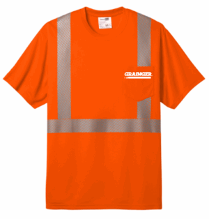 CornerStone ANSI 107 Class 2 Segmented Tape Tee CS204 -Grainger