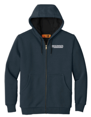CornerStone - Heavyweight Full-Zip Hooded Sweatshirt with Thermal Lining - CS620 -Grainger